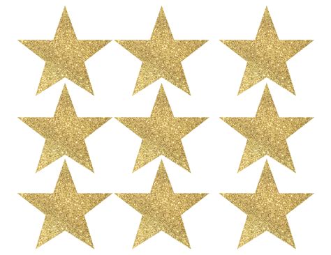 Gold Star Template Free Printable Papercraft Templates, 45% OFF