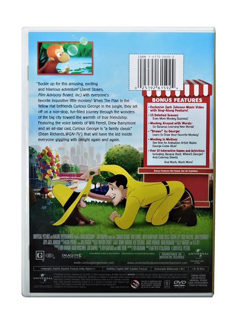 Curious George DVD Movie- Video