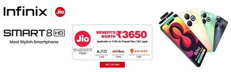 Jio Infinix Smart 8 HD Offer - Purchase a Infinix 8 HD Mobile and ...