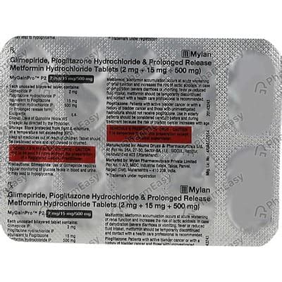 Mygain Pro P 2mg Strip Of 10 Tablets: Uses, Side Effects, Price ...