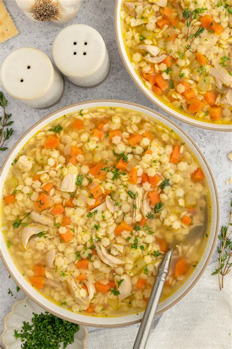 Chicken and Stars Soup (Quick and Easy!) - The Clean Eating Couple