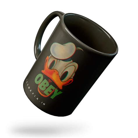 Buy Tee Mafia Obey Printed Microwave and Dishwasher Safe Ceramic Mug ...