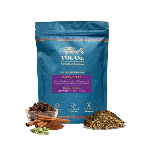 Best Herbal Tea For Digestion | Happy Belly | TGL Co. – The Good Life ...