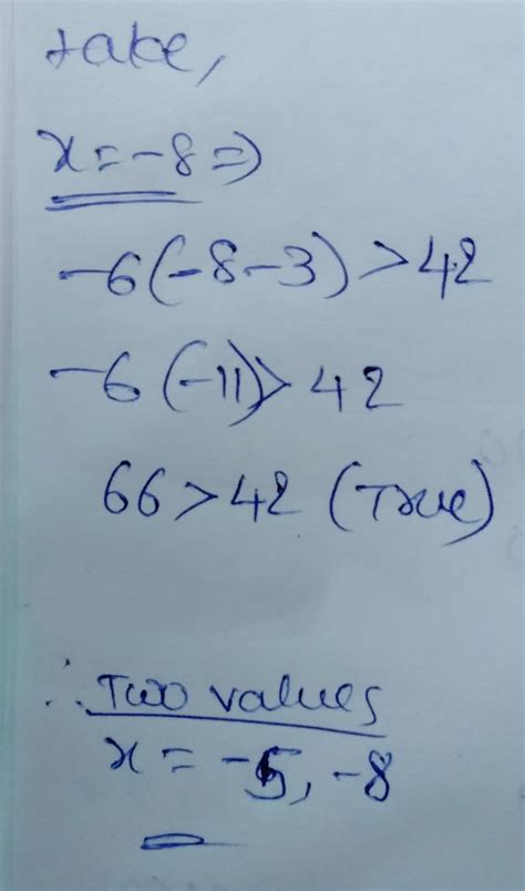 [Solved] The inequality −6( x − 3) > 42 is given. Part A : Solve the ...