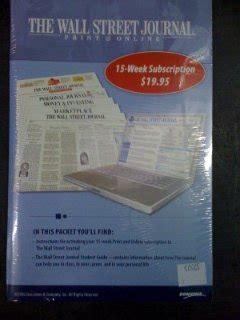 15 Week Wall Street Journal Subscription Card : Dow Jones: Amazon.in: Books