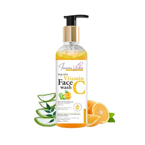 Iuvenis Veda Vitamin C Face Wash Brightening and Refreshing With the ...