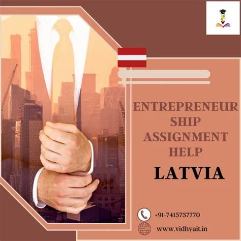 Dissertation,Thesis,Assignment Help In Latvia - Entrepreneurship ...
