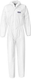 Portwest ST40 - BizTex Microporous Coverall Type 5/6 White Paint ...