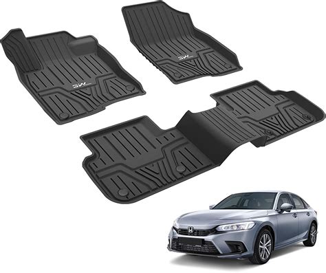Floor Mats & Carpets For Honda Civic TPE All-Weather Floor Mats For ...