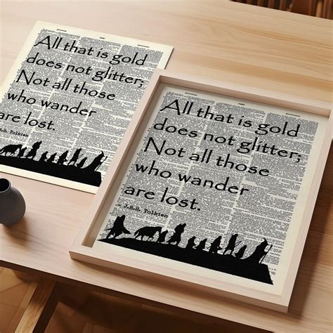 Buffay lotrs Quotes Wall Decor, Tolkien Wall Art, Tolkien India | Ubuy