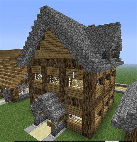 Image result for Minecraft Rustic Barn Tutorial