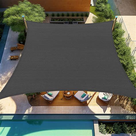 Snapklik.com : Shade&Beyond Sun Shade Sail Rectangular Curved Canopy ...