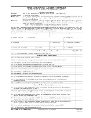 2012-2026 Form DA 5118 - Fill Out, Sign & Share Online | pdfFiller