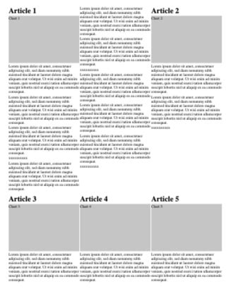 Image result for Multiple Column