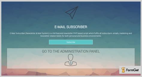 Newsletter PHP Script 的图像结果