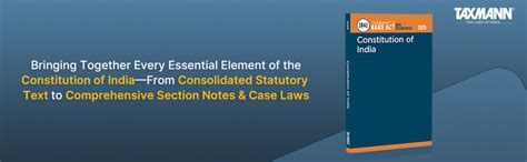 Buy Taxmann's Constitution of India [Bare Act with Section Notes ...