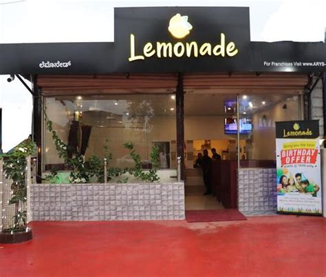 Menu at Lemonade, Shivamogga