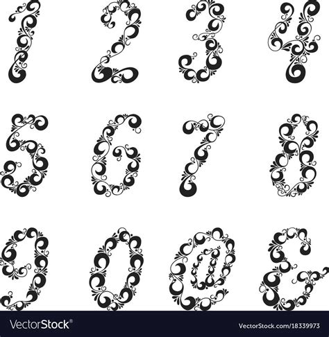 Image result for Patterned Numbers