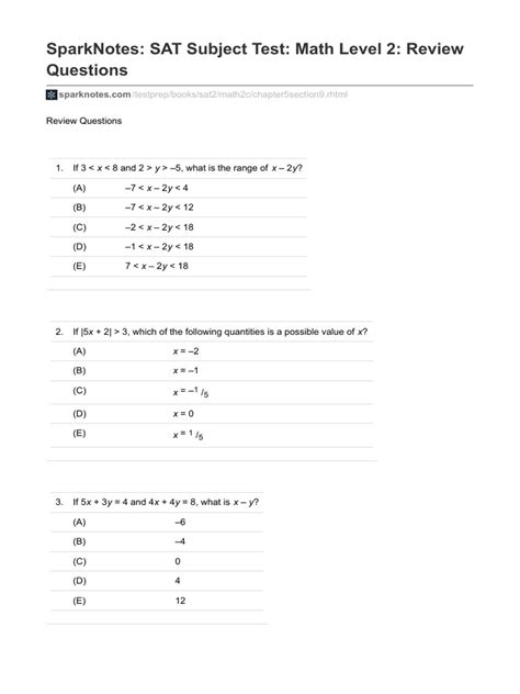 Image result for IES Sat Math Test 2