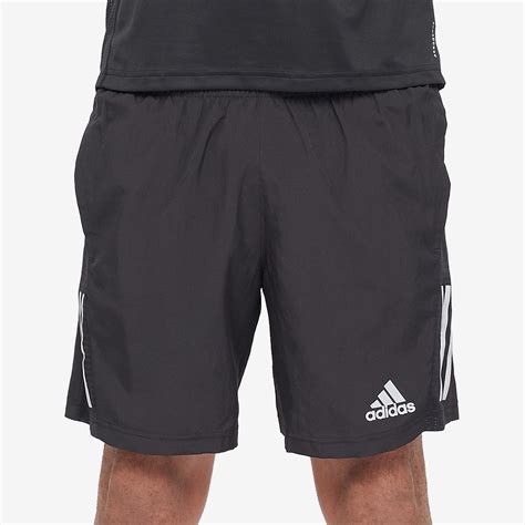 adidas Own The Run 7inch Short - Black/Reflective Silver - Mens Clothing