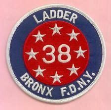FDNY Ladder 38 | Fdny, Fdny patches, Ems patch