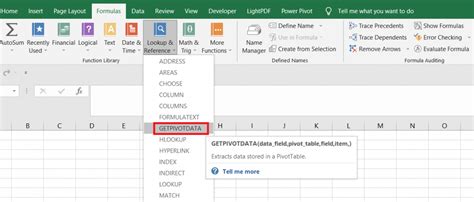 Image result for Getpivotdata Function