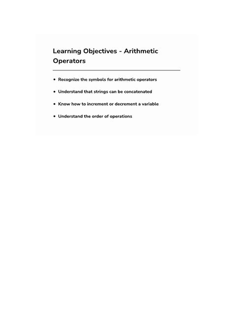 Image result for Arithmetic Operators Example in Computer Science