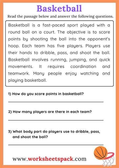 Sports Worksheet Reading 的图像结果