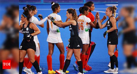 India vs Argentina Hockey: Fighting India women lose 1-2 to Argentina ...