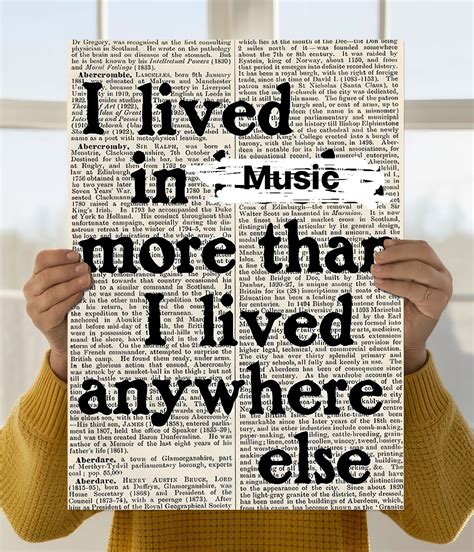 I Lived in Music Aesthetic Poster | Everanta