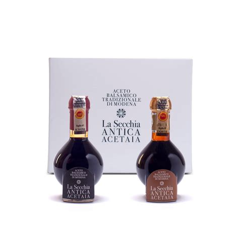 La Secchia Traditional Balsamic Vinegar Duetto - 12 India | Ubuy