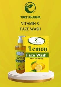 EVACHEMIST Tree Pharma Lemon Facewash with Bubbles (Vitamin C) Face ...