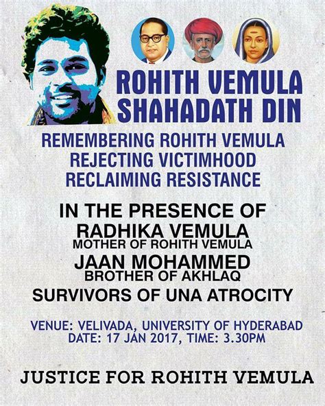 'It feels stifling': A year after Rohith Vemula's suicide, Hyderabad ...