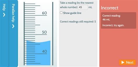 LearnSci LabSim: Titration Burette Reading