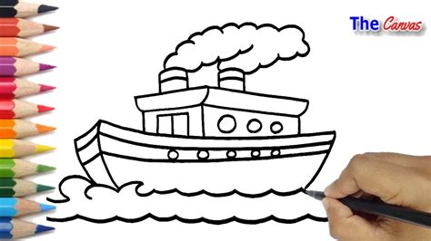 How To Draw A Sailing Ship Step By Step Easy at Robert Mulkey blog