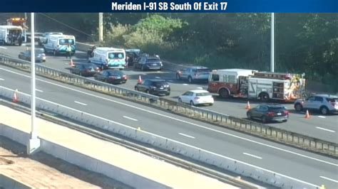 Multi-vehicle crash on Route 15 in Meriden causes traffic delays