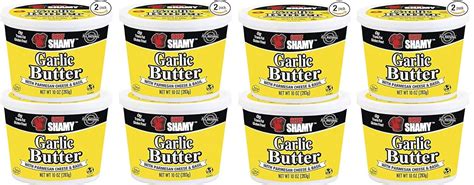 Chef Shamy Garlic Butter, Parmesan Basil, 10 Ounce (8-(Pack)) : Amazon ...