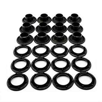 C.S. Osborne 12 Sets Dull Black Grommets & Spur Washers #B2-3 (15/32 ...