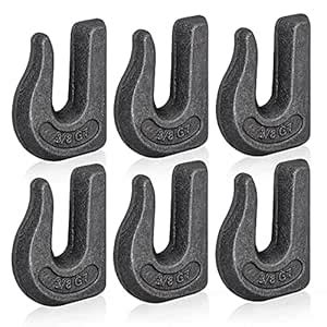 AYA GEAR Weld-on Grab Chain Hook 3/8-in Heavy Duty Tow Hook G70 Forged ...