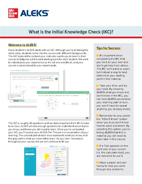 IKC Student Info - What is the Initial Knowledge Check (IKC)? Every ...