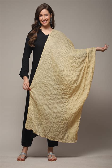 Beige Cotton Dupatta