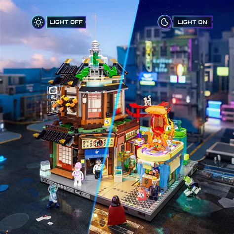 Funwhole/Lumibricks - F9073 - Cyberpunk Series - Izakaya - 1987 Pieces ...