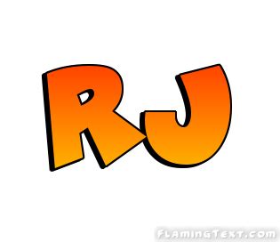 Rj Лого | Бесплатный инструмент для дизайна имени от Flaming Text