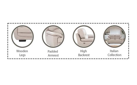 Royaloak Milan Italian Half Leather 2 Seater Sofa | Genuine Body Touch ...
