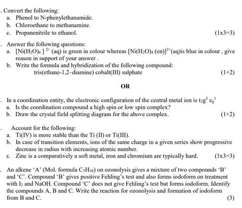 4. Convert the following: a. Phenol to N-phenylethanamide. b ...