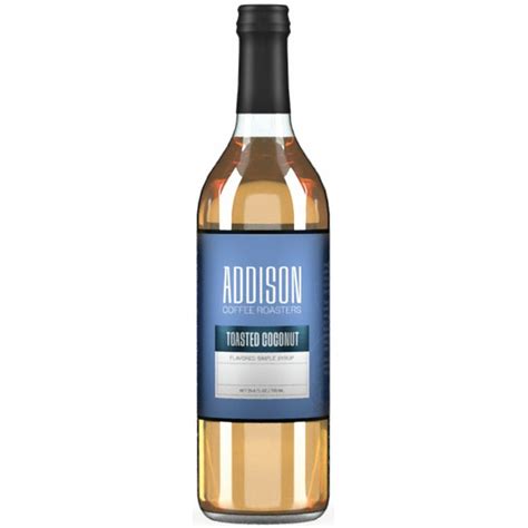 Addison Coffee Roasters Toasted Coconut Simple Syrup (750 ml) Delivery ...