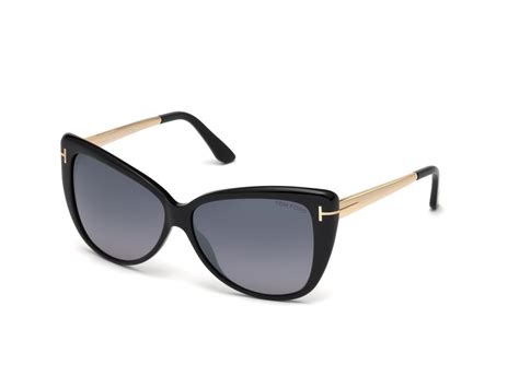 Buy Tom Ford FT0512 01C Shiny Black Reveka Cats Eyes Sunglasses Lens ...