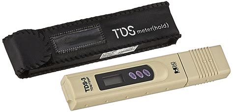Buy HM DigitalTDS-3 Handheld TDS Meter with Carrying Case, 0-9990 ppm TDS Measurement Range, 1 ...