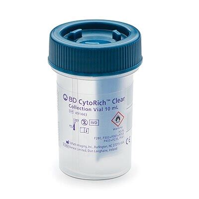 BD CytoRich™ Clear Collection Vial 10ml - 491443 | BD