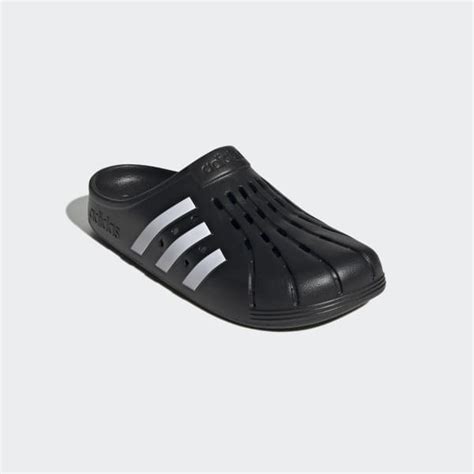 adidas Adilette Clogs - Black | Free Shipping with adiClub